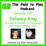 Delaney King, Video Game Artist and Miniatures Maker – Episode 120